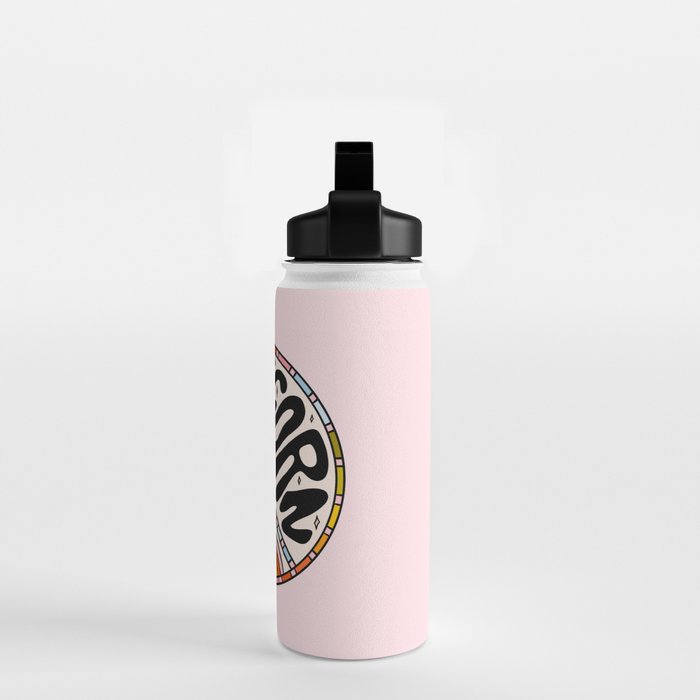 Capricorn Peace Sign Water Bottle Gallery Image 2