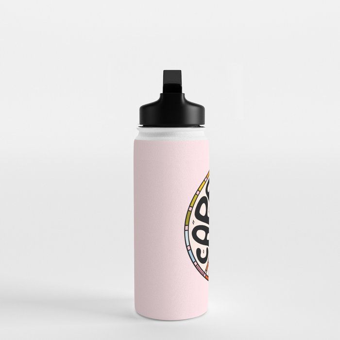 Capricorn Peace Sign Water Bottle Gallery Image 3