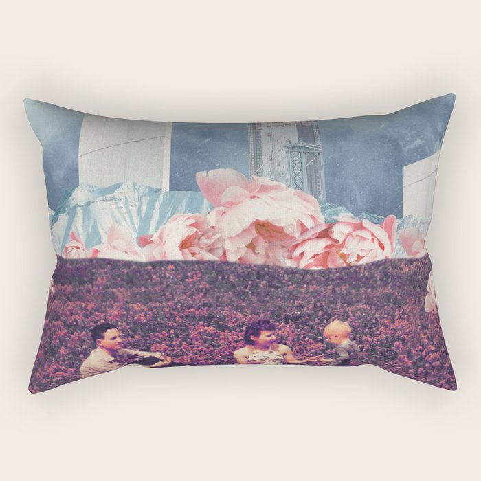 Struggling Not to Forget Rectangular Pillow Gallery Image 1
