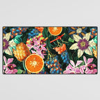 Tropical Orange Garden Desk Mat Gallery Image 3