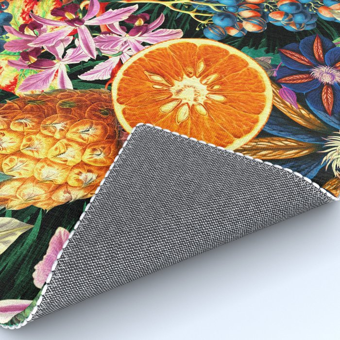 Tropical Orange Garden Rug Gallery Image 4