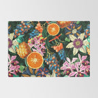 Tropical Orange Garden Rug Gallery Image 2