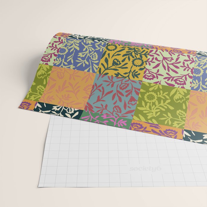 Full color patch Wrapping Paper Gallery Image 2