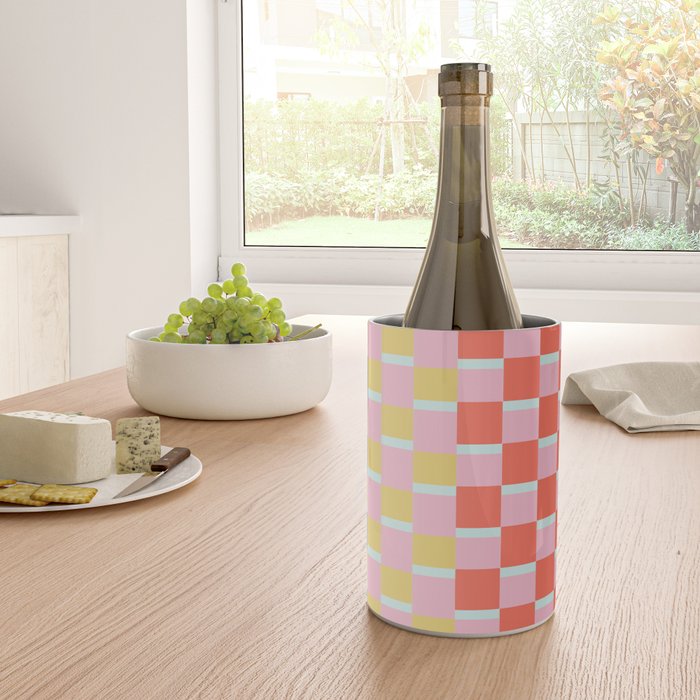 Colorful Checkerboard Wine Chiller Gallery Image 4