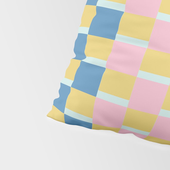 Colorful Checkerboard Pillow Sham Gallery Image 4