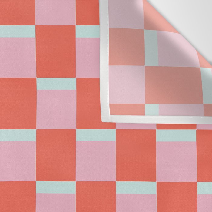 Colorful Checkerboard Wall Tapestry Gallery Image 3