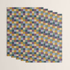 Bold Retro Checks Pattern - Small XIV Wrapping Paper Gallery Image 3