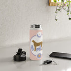 Wild Cheetah and the Moon 2 Water Bottle Gallery Image 4