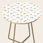 Colorful flower art patterm Side Table Gallery Image 2