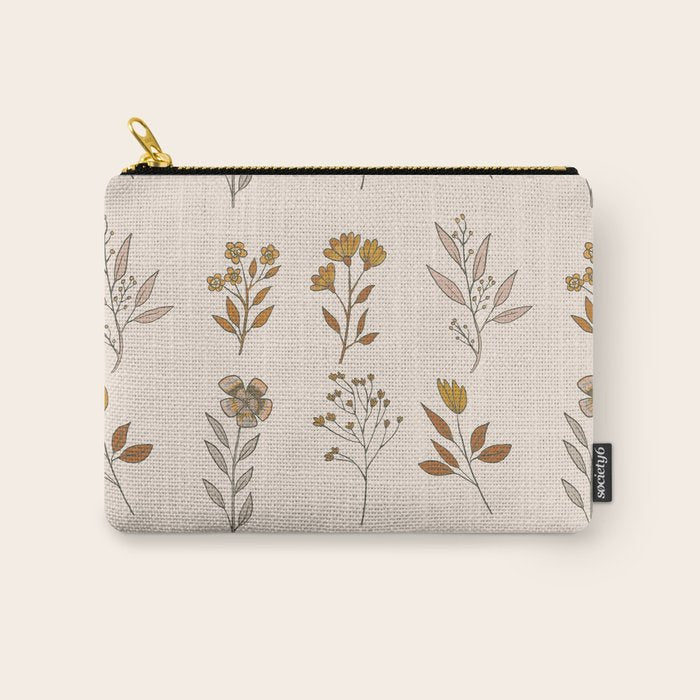 Flower Pattern_16 Carry All Pouch Gallery Image 1
