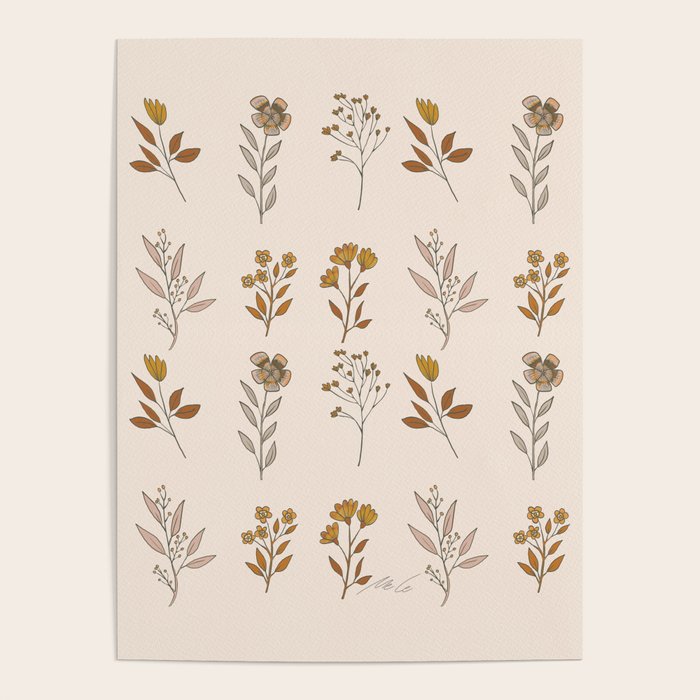 Flower Pattern_16 Poster Gallery Image 4