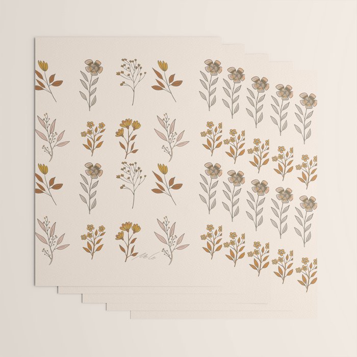 Flower Pattern_16 Wrapping Paper Gallery Image 3