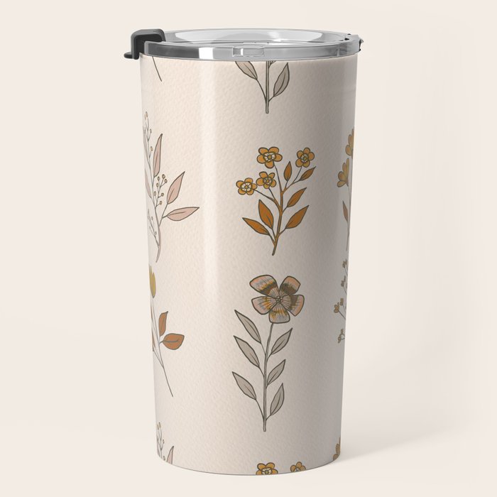 Flower Pattern_16 Travel Mug Gallery Image 3