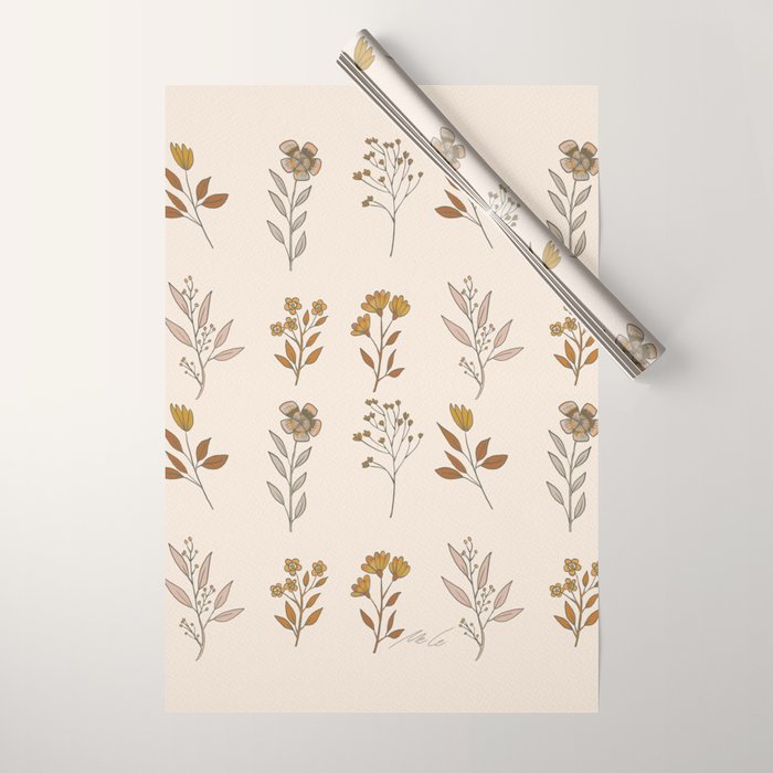 Flower Pattern_16 Wrapping Paper Gallery Image 1