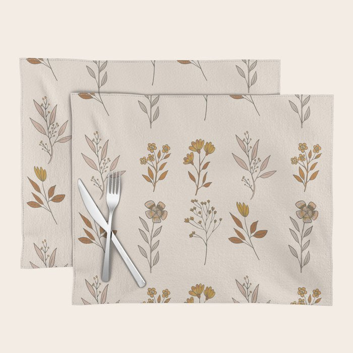 Flower Pattern_16 Placemat Gallery Image 1