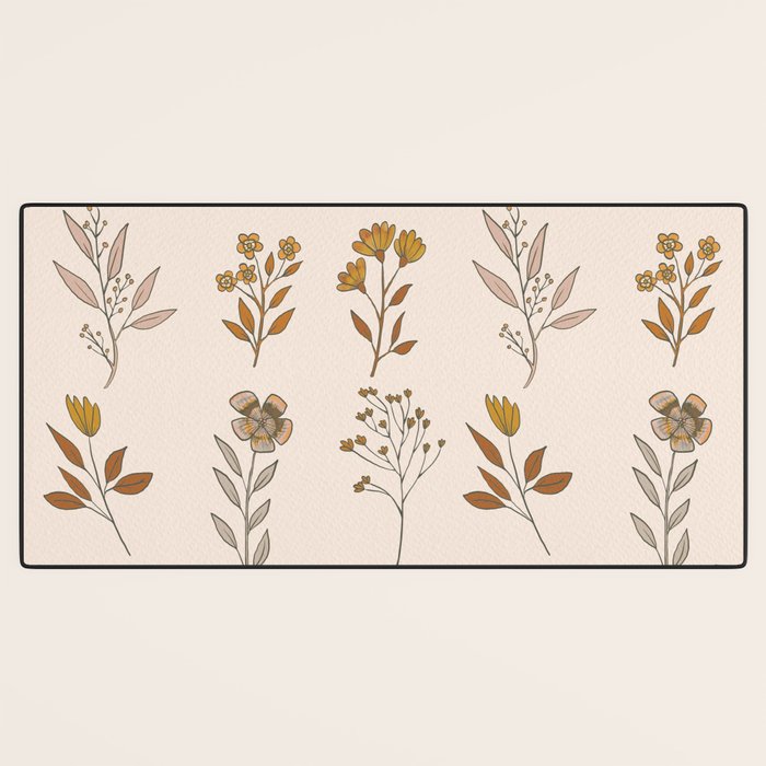 Flower Pattern_16 Desk Mat Gallery Image 3