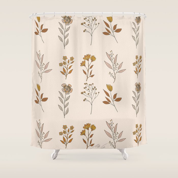Flower Pattern_16 Shower Curtain Gallery Image 1