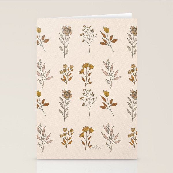 Flower Pattern_16 Stationery Card Gallery Image 2
