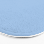 Baby Blue Solid Color Bath Mat Gallery Image 3