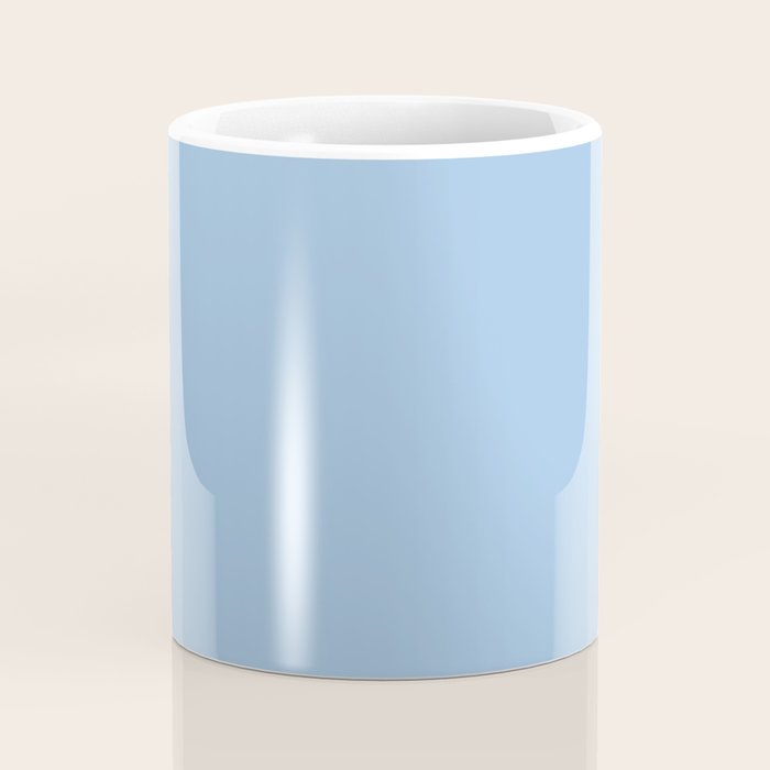 Baby Blue Solid Color Coffee Mug Gallery Image 4