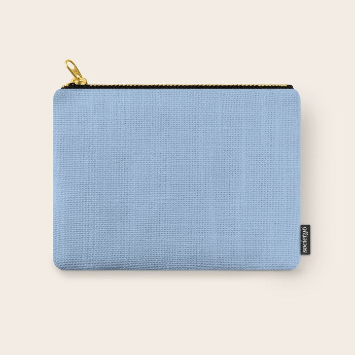 Baby Blue Solid Color Carry All Pouch Gallery Image 1