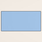 Baby Blue Solid Color Desk Mat Gallery Image 3