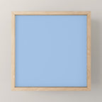 Baby Blue Solid Color Mini Art Print Gallery Image 1