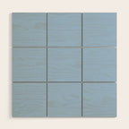 Baby Blue Solid Color Wood Wall Art Gallery Image 1