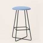Baby Blue Solid Color Stool Gallery Image 1