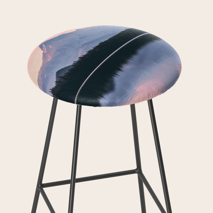 Mount Hood Pastel Sunset - Cascade Mountain Adventure Stool Gallery Image 2