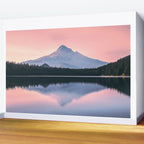 Mount Hood Pastel Sunset - Cascade Mountain Adventure Wall Mural Gallery Image 2