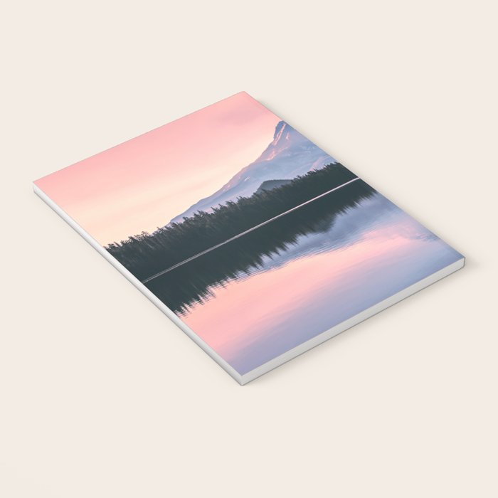 Mount Hood Pastel Sunset - Cascade Mountain Adventure Notebook Gallery Image 3