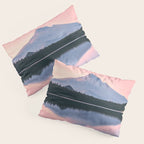 Mount Hood Pastel Sunset - Cascade Mountain Adventure Pillow Sham Gallery Image 3