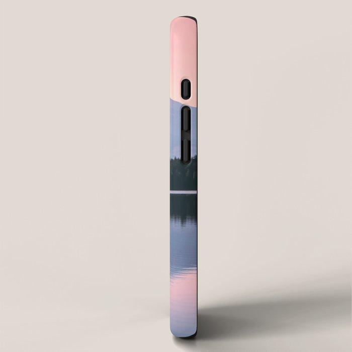 Mount Hood Pastel Sunset - Cascade Mountain Adventure iPhone Case Gallery Image 2