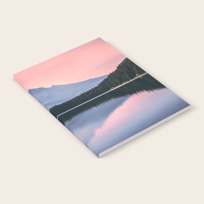 Mount Hood Pastel Sunset - Cascade Mountain Adventure Notebook Gallery Image 2