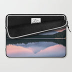 Mount Hood Pastel Sunset - Cascade Mountain Adventure Laptop Sleeve Gallery Image 2