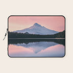 Mount Hood Pastel Sunset - Cascade Mountain Adventure Laptop Sleeve Gallery Image 1