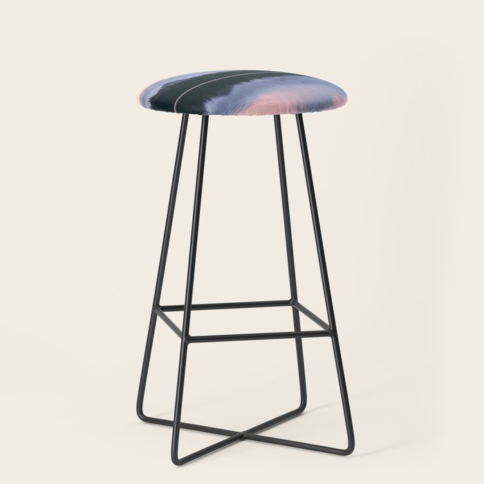 Mount Hood Pastel Sunset - Cascade Mountain Adventure Stool Gallery Image 1