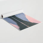 Mount Hood Pastel Sunset - Cascade Mountain Adventure Yoga Mat Gallery Image 2