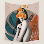 Tropical Girl 5 Wall Tapestry Gallery Image 4