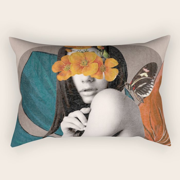 Tropical Girl 5 Rectangular Pillow Gallery Image 2