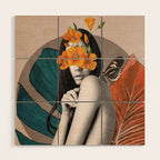 Tropical Girl 5 Wood Wall Art Gallery Image 1
