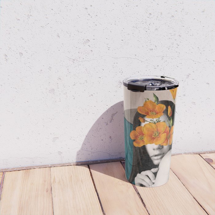 Tropical Girl 5 Travel Mug Gallery Image 4