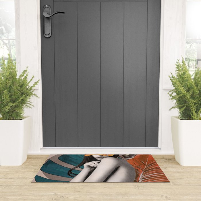 Tropical Girl 5 Welcome Mat Gallery Image 3