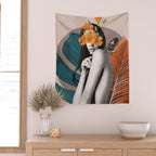 Tropical Girl 5 Wall Tapestry Gallery Image 2