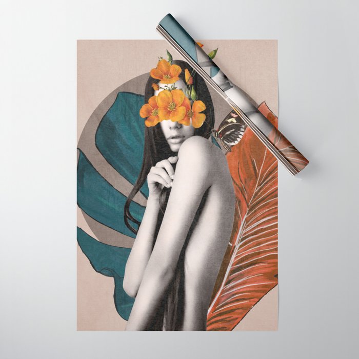 Tropical Girl 5 Wrapping Paper Gallery Image 1