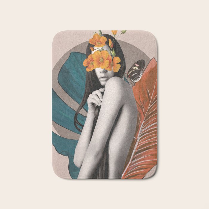 Tropical Girl 5 Bath Mat Gallery Image 1