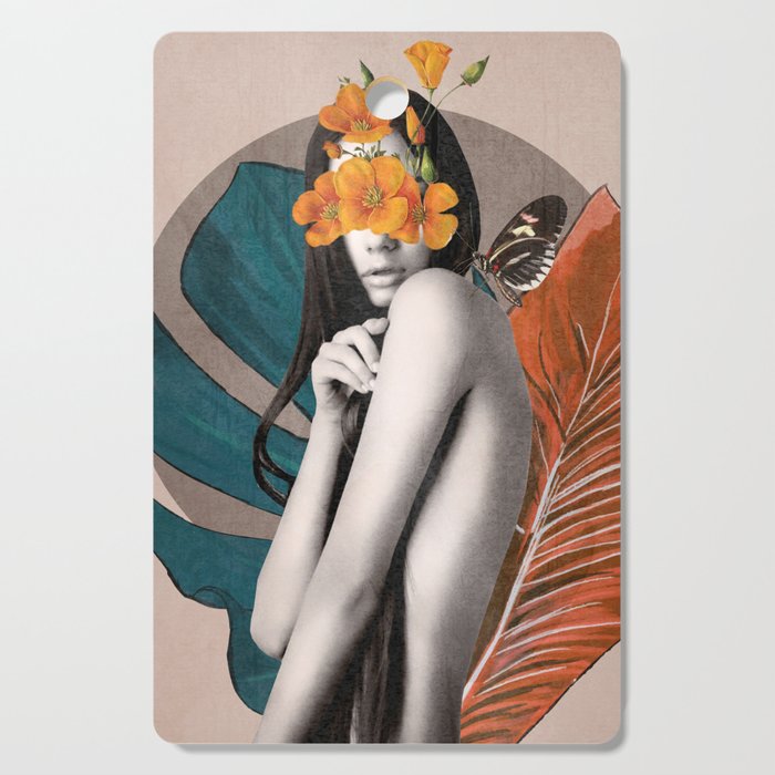 Tropical Girl 5 Cutting Board Gallery Image 1