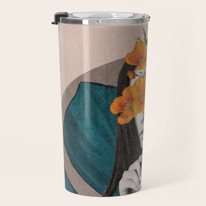 Tropical Girl 5 Travel Mug Gallery Image 3