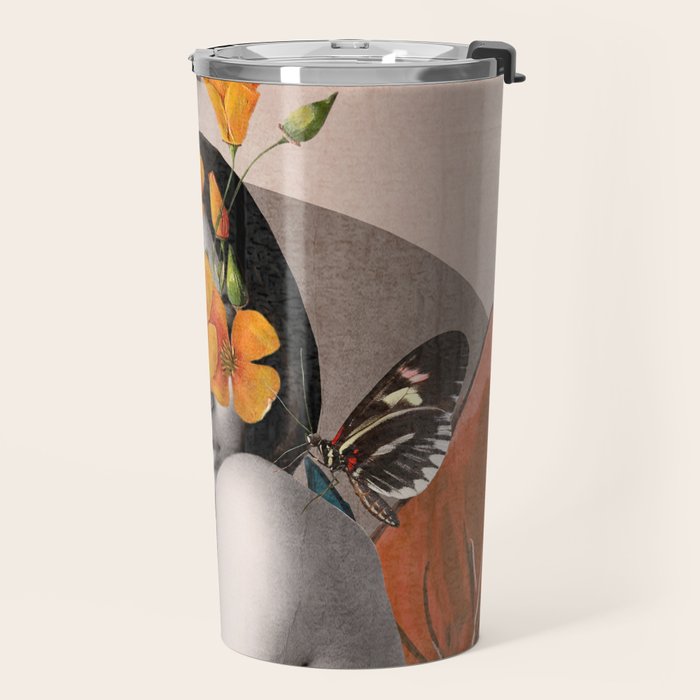 Tropical Girl 5 Travel Mug Gallery Image 2